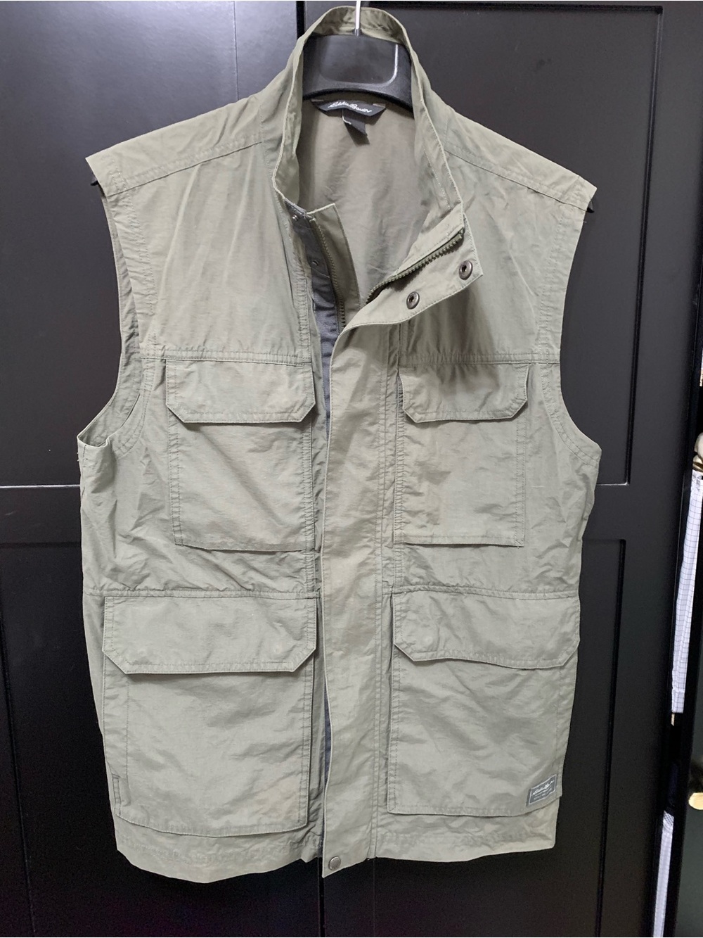 Eddie Bauer Olive Utility Field Vest